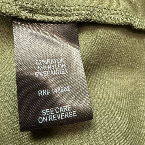 Torrid Olive Green Faux Leather Skirt - Picture 5 of 5